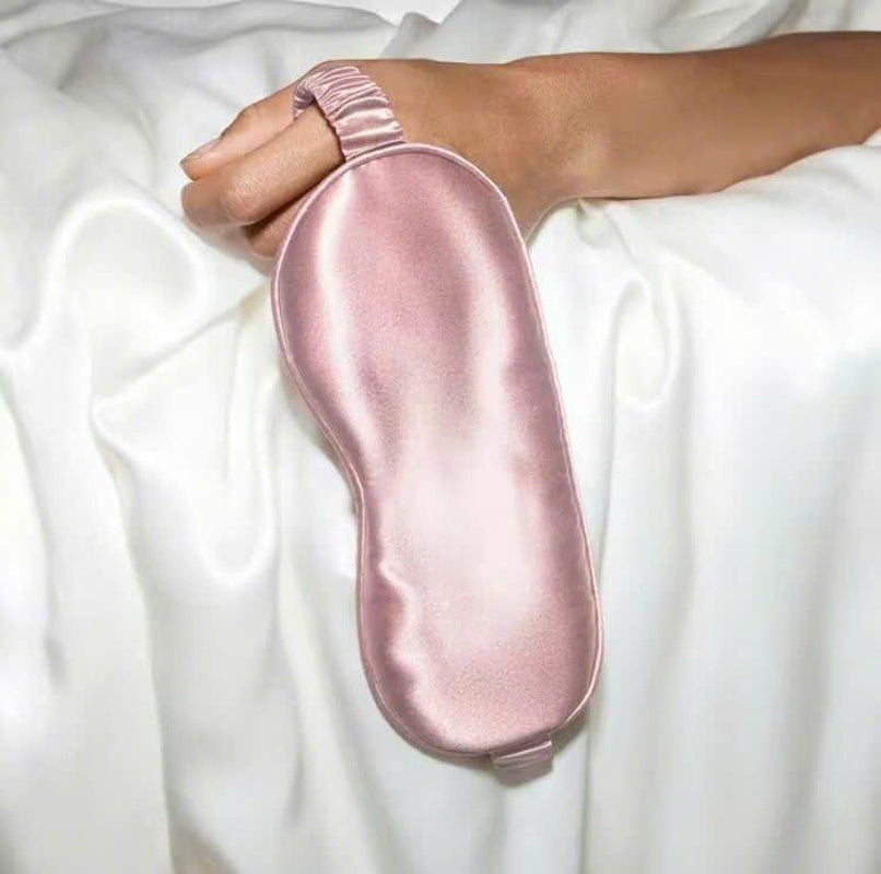 Slip Silk Contour Sleep Mask, Lovely Lashes (One Size) - 100% Pure Mulberry 22 Momme Silk Eye Mask - Comfortable Sleeping Mask with Elastic Band