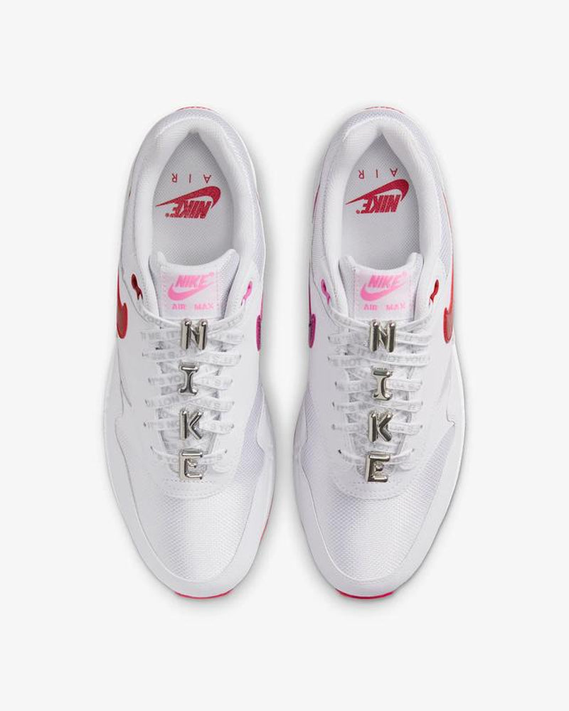 Nike Air Max 1 Valentine'S Day White Red Pink HV2303-100 Men'S Shoes NEW