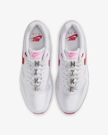 Nike Air Max 1 Valentine'S Day White Red Pink HV2303-100 Men'S Shoes NEW