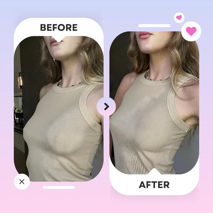 SHES Two Pairs in Box Nipple Covers - One Adhesive and One Non-Adhesive, Lightweight, Comfortable, Backless, Fabrics, Seamless