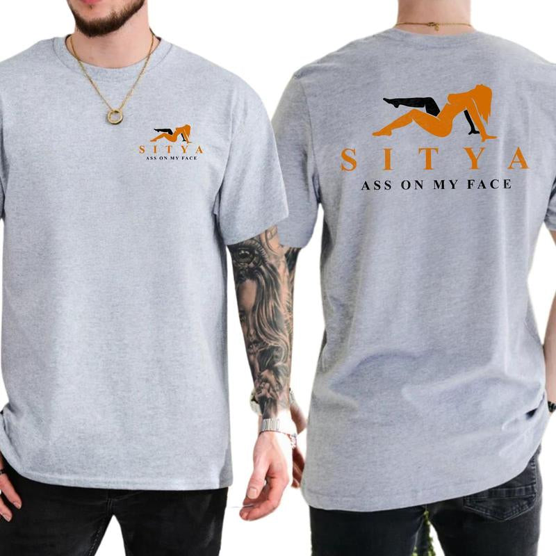 Sit on My Face Funny T-Shirt - Shirt Military, Graphic Prints Tops, for Men, for Women