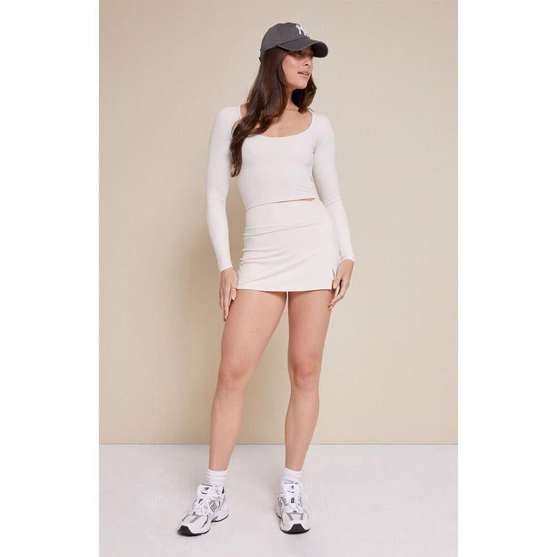 PAC 1980 Women'S Active Christy Long Sleeve Crop Top
